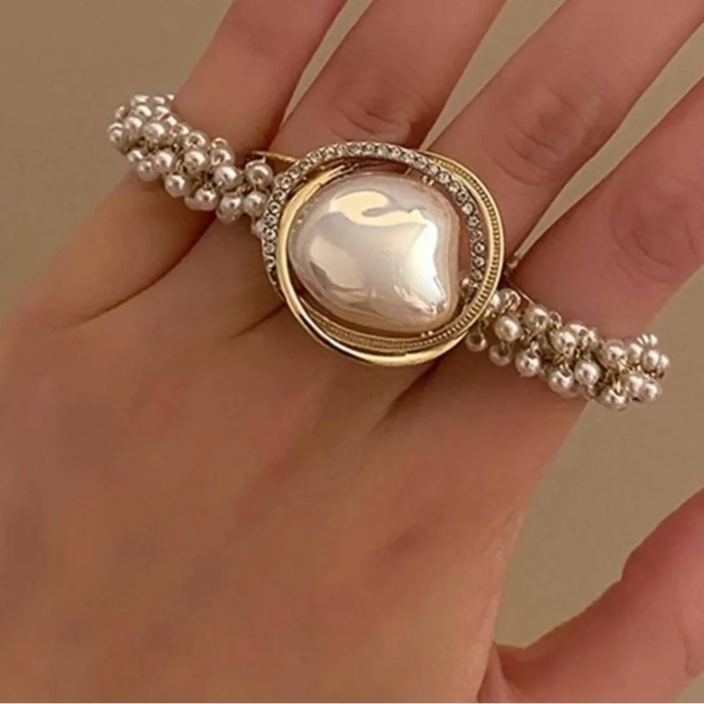 New Faux Pearl Hair tie Elegant ✨✨🔥🔥